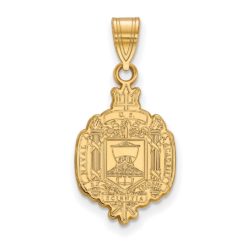 14k Gold Plated Silver U.S. Naval Academy Large Crest Pendant