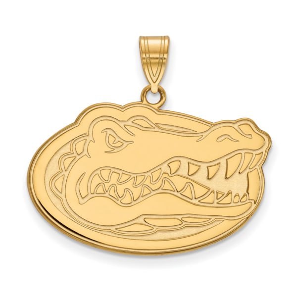 14k Gold Plated Silver Univ. of Florida Large Pendant