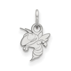 14k White Gold Georgia Technology XS (Tiny) Charm or Pendant