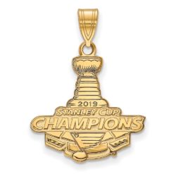 14k Yellow Gold 2019 Stanley Cup Champions St. Louis Blues LG Pendant