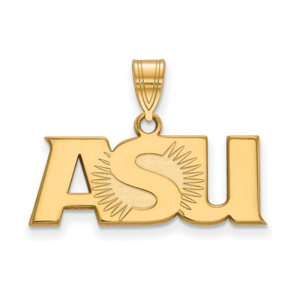 14k Yellow Gold Arizona State Large Pendant