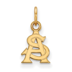 14k Yellow Gold Arizona State XS (Tiny) Charm or Pendant