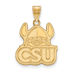 14k Yellow Gold Cleveland State Large Pendant