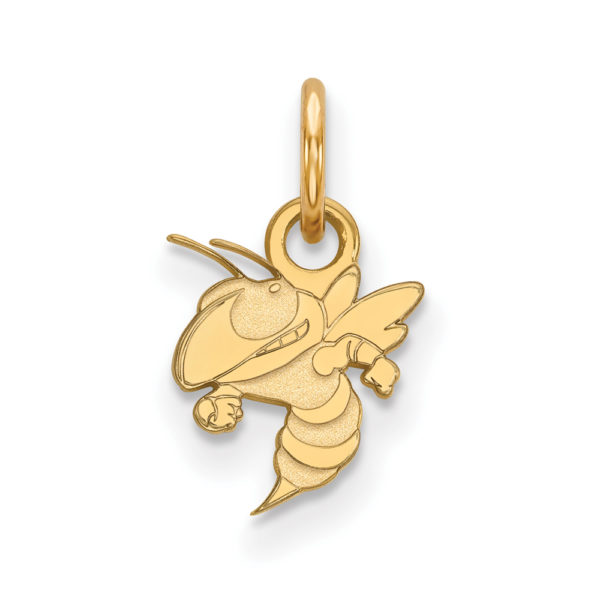 14k Yellow Gold Georgia Technology XS (Tiny) Charm or Pendant