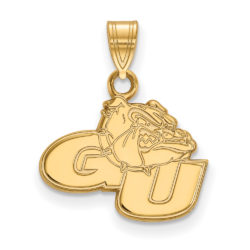 14k Yellow Gold Gonzaga U Small Pendant