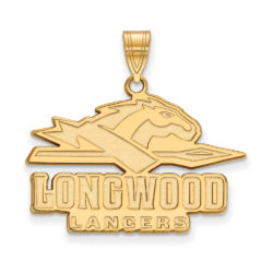 14k Yellow Gold Longwood U Large Pendant