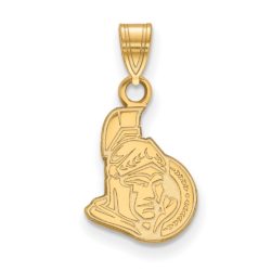 14k Yellow Gold NHL Ottawa Senators Small Pendant