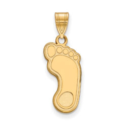 14k Yellow Gold North Carolina Large Tar Heels Pendant