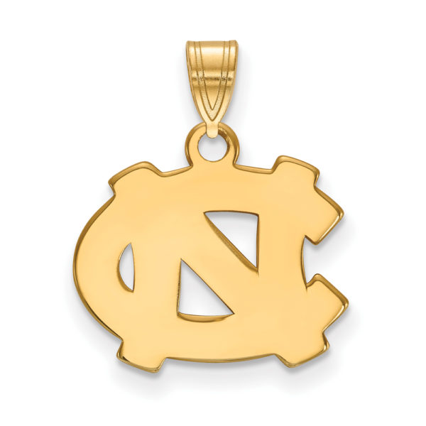 14k Yellow Gold North Carolina Small 'NC' Pendant