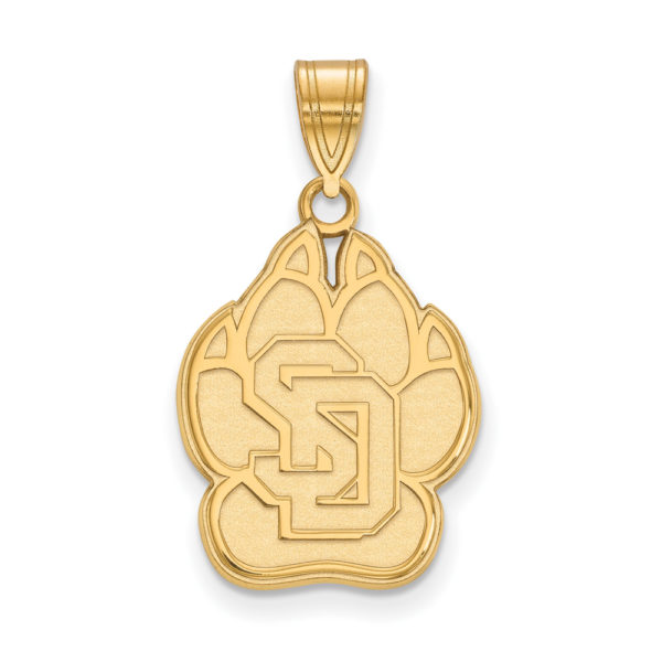 14k Yellow Gold South Dakota Large Logo Pendant