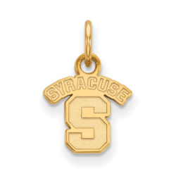 14k Yellow Gold Syracuse U. XS (Tiny) 'SYRACUSE S' Charm or Pendant