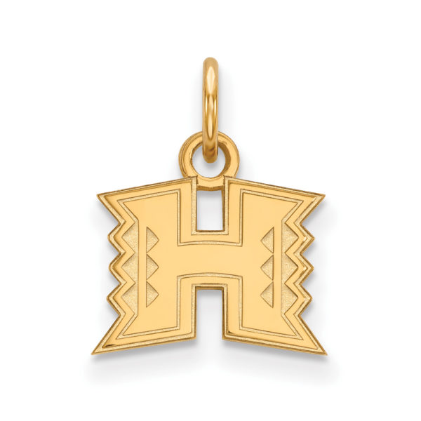 14k Yellow Gold The U. of Hawai'i XS (Tiny) Charm or Pendant