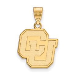 14k Yellow Gold U of Colorado Medium Pendant