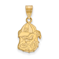 14k Yellow Gold U. of Georgia Medium Mascot Pendant