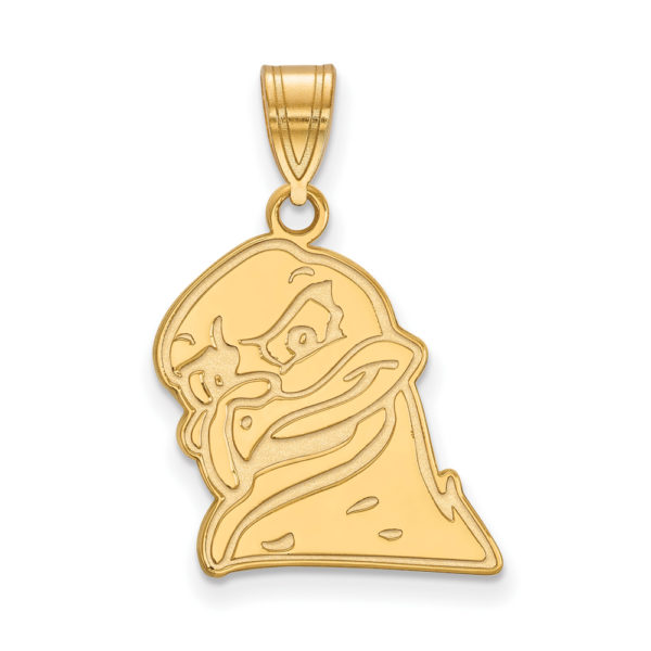 14k Yellow Gold Virginia Tech Large Mascot Pendant