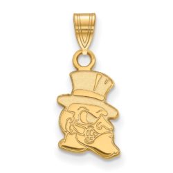 14k Yellow Gold Wake Forest U. Small Mascot Pendant