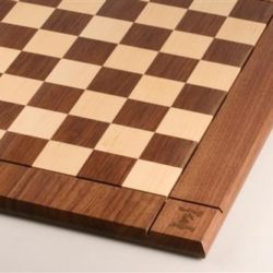 21" Hardwood Player's Chessboard JLP, USA (DISCOUNTED FOR IMPERFECTION)