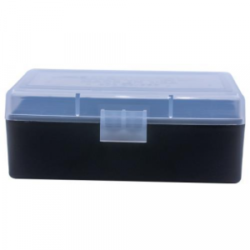 Berry's Ammo Box #403 - .38/.357 cal 50/rd Clear/Black