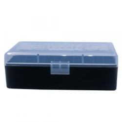 Berry's Ammo Box #407 - .44 cal 50/rd Clear/Black