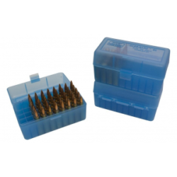 MTM Case-Gard R-50 Series (RM-50) Rifle Ammo Box for Select Cartridge Sizes