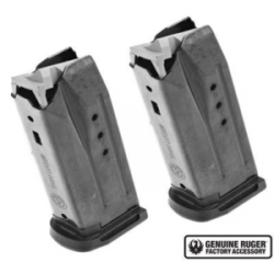 Ruger Security-9 Compact Magazine 9mm Black Oxide Steel 10/rd 2/pk