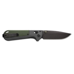 Benchmade Redoubt 3.55" Drop Point Folding Knife, Black - 430BK