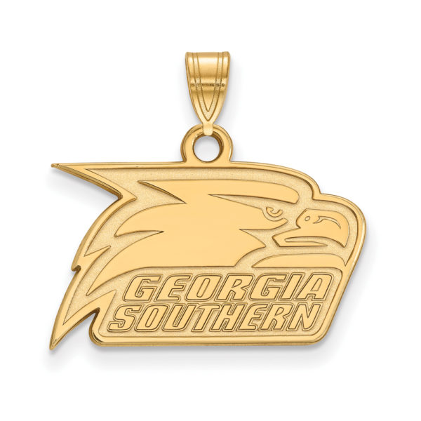 10k Yellow Gold Georgia Southern U Small Mascot Logo Pendant