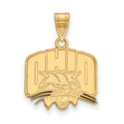 10k Yellow Gold Ohio U. Medium Pendant