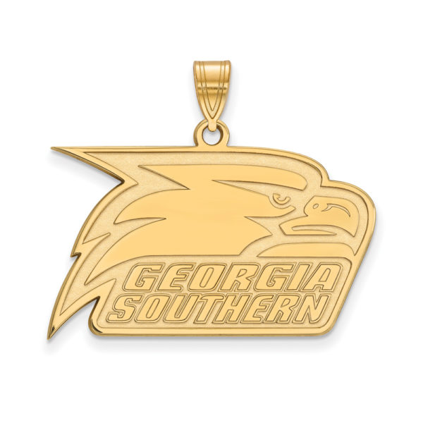 14k Gold Plated Silver Georgia Southern Pendant