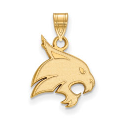 14k Gold Plated Silver Texas State Medium Pendant