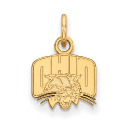 14k Yellow Gold Ohio U. XS (Tiny) Logo Charm or Pendant