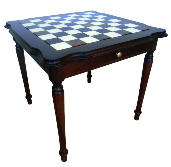 Genuine Italian Marble Chess Table