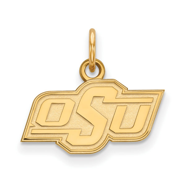 10k Yellow Gold Oklahoma State XS (Tiny) 'OSU' Charm or Pendant