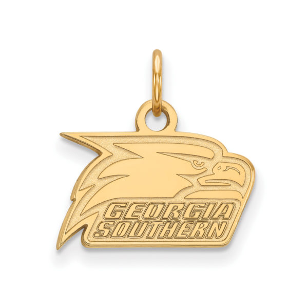 10k Yellow Gold Georgia Southern U XS (Tiny) Eagles Logo Charm