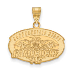 10k Yellow Gold Jacksonville State Medium Pendant