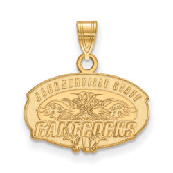 10k Yellow Gold Jacksonville State Small Pendant