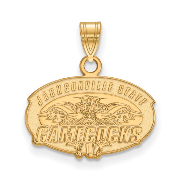 10k Yellow Gold Jacksonville State Small Pendant