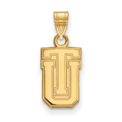 10k Yellow Gold The U. of Tulsa Small 'TU' Pendant