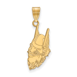 14k Gold Plated Silver U. of Idaho Large Pendant