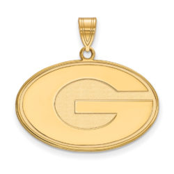 14k Gold Plated Silver Univ. of Georgia Large 'G' Pendant