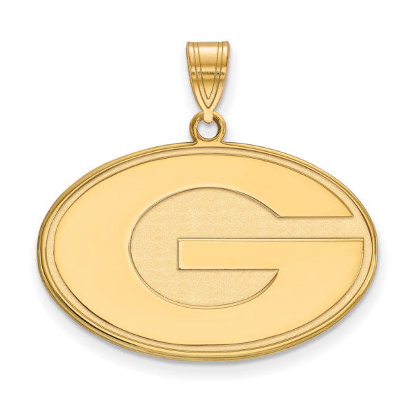 14k Gold Plated Silver Univ. of Georgia Large 'G' Pendant