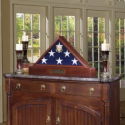 Burial Display Case for Flag