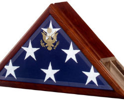 Flag Case Profile With A Built-In Urn Compartment