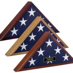 Flag Display Case for A Veteran Funeral - for Casket Flag