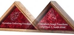 Large Flag Display Case Enduring Freedom Flag Case