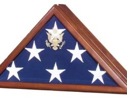 Presidential Flag Display Case Engraved Seal