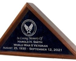 Veterans Flag Display Case, American Veterans Flag Display Frame