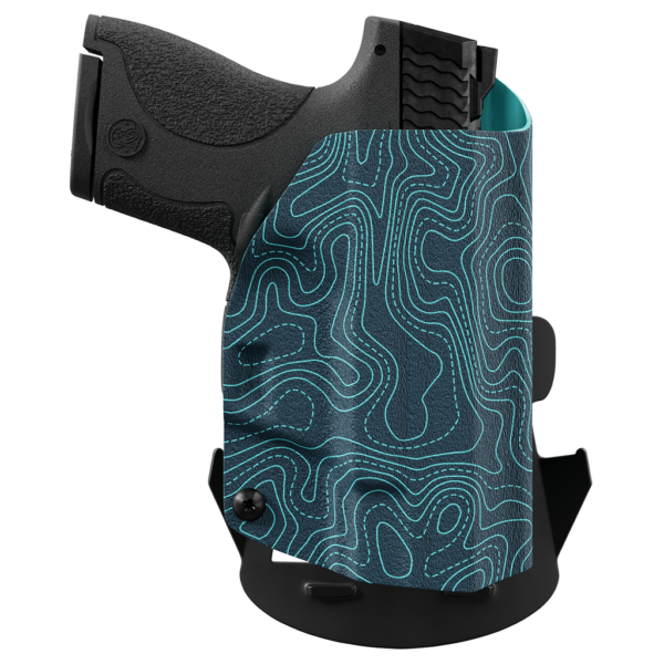 topographic-aqua-custom-printed-holster-owb-kydex-holster