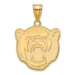 10k Yellow Gold Baylor U Large Bears Pendant