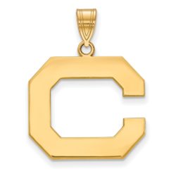 10k Yellow Gold California Berkeley Large Initial C Pendant